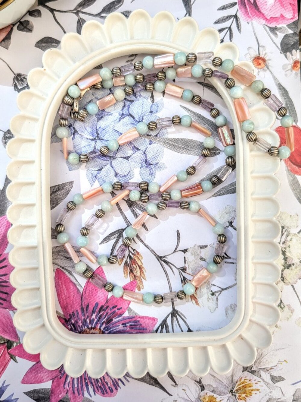 Vintage Carolyn Pollack for Relios Sterling Silver Necklace w/ Amethyst & More